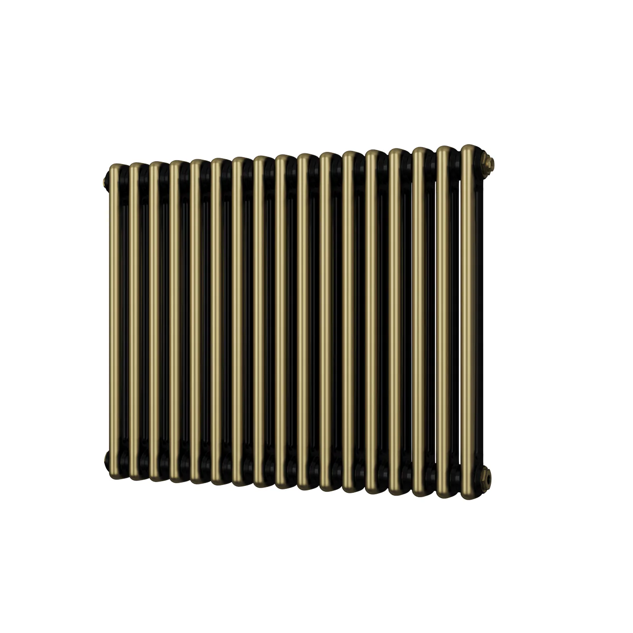 Antique brass column radiators